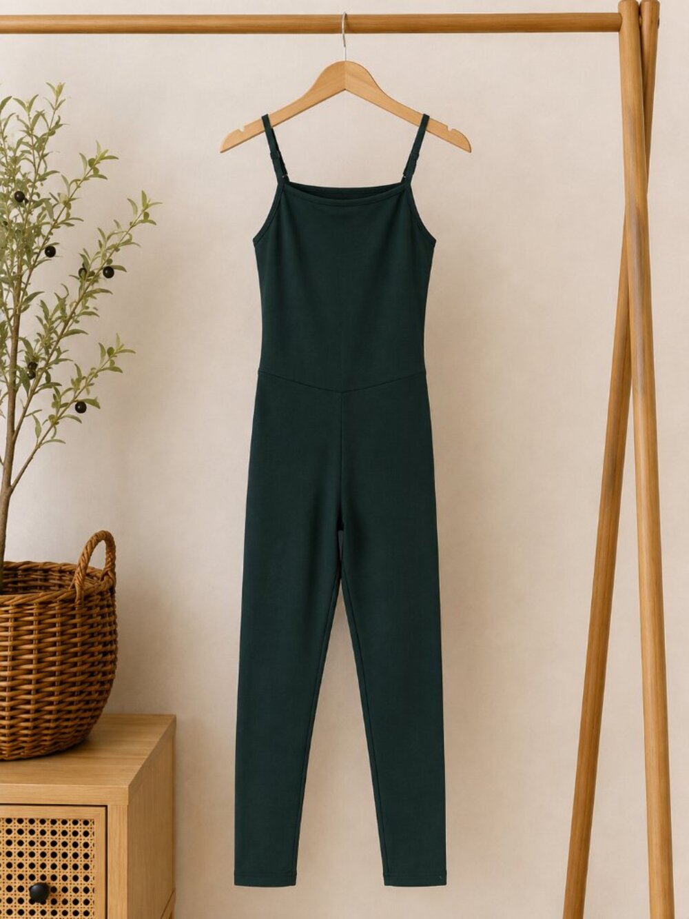 Girlfriend Collective Green Unitard Bodysuit Jumpsuit NWT Size Small